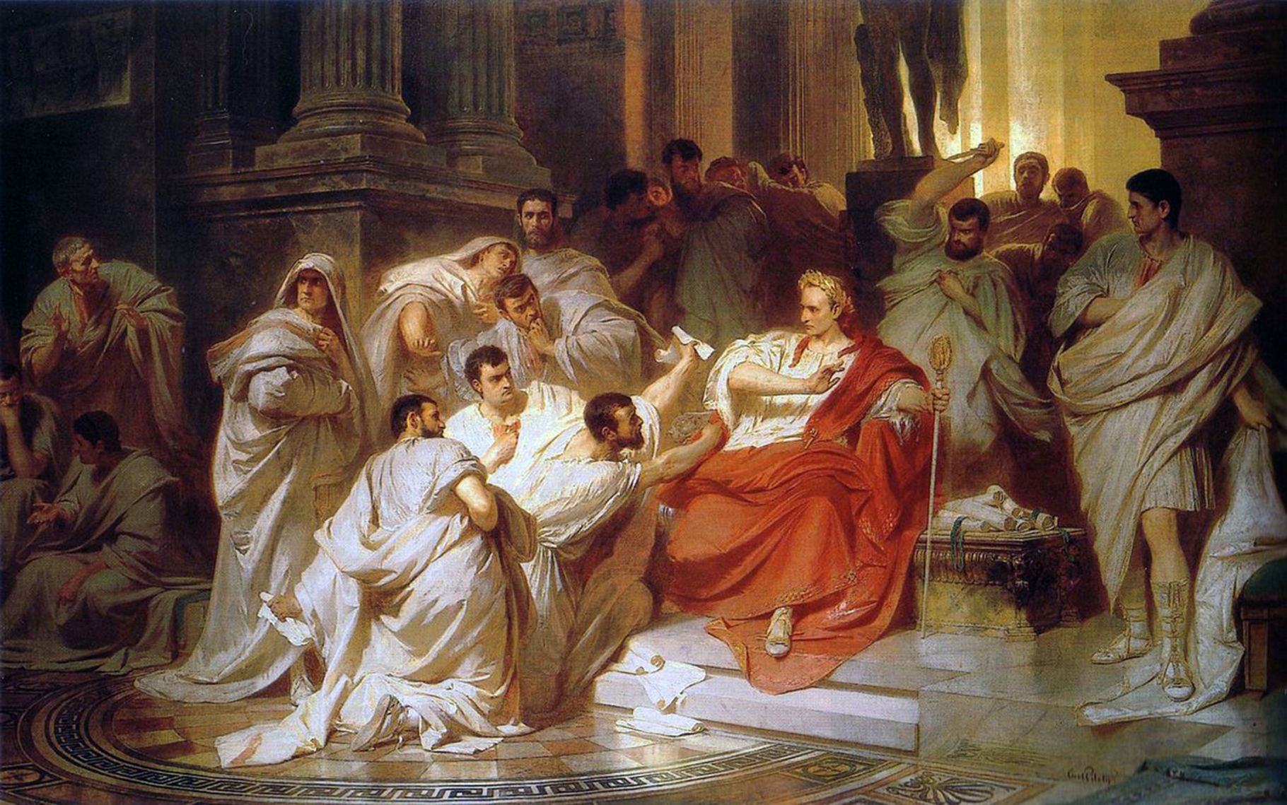 6. Caesar was an enemy of the people